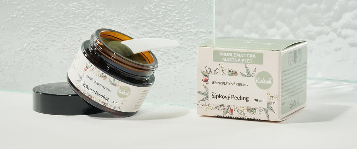 Kvitok šípkový peeling